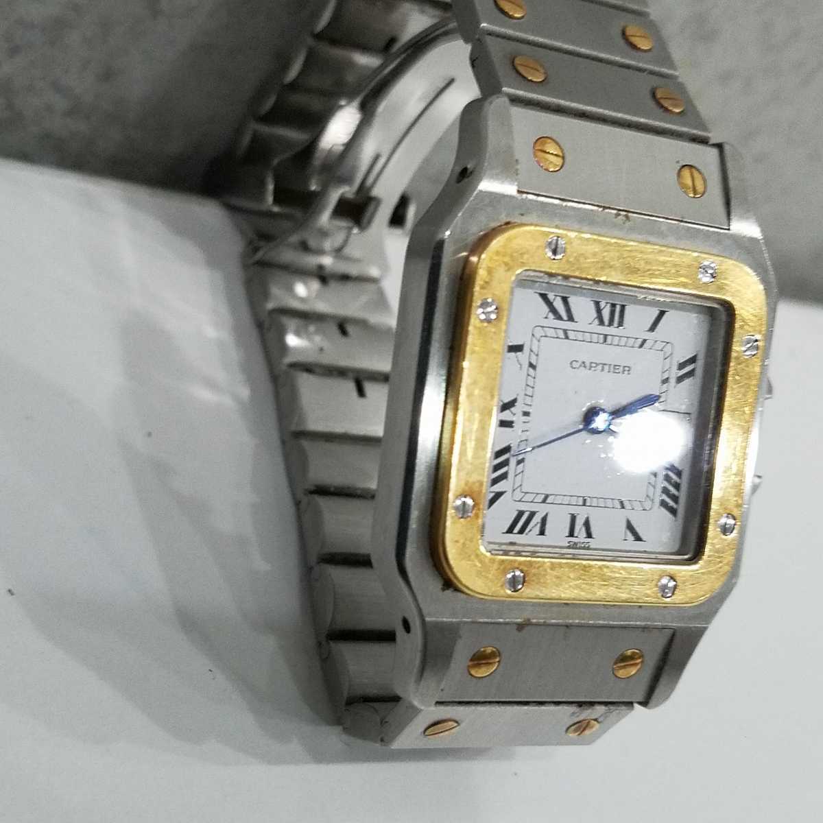 ★Cartier/カルティエ サントス OR 0.750 3.90gr ジャンク品 メンズ腕時計 K18 750 1029K_2