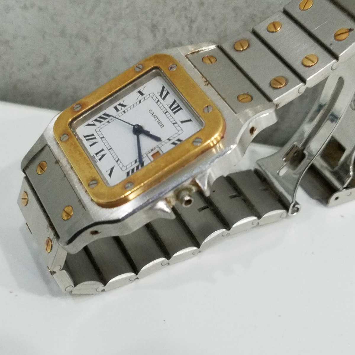★Cartier/カルティエ サントス OR 0.750 3.90gr ジャンク品 メンズ腕時計 K18 750 1029K_3