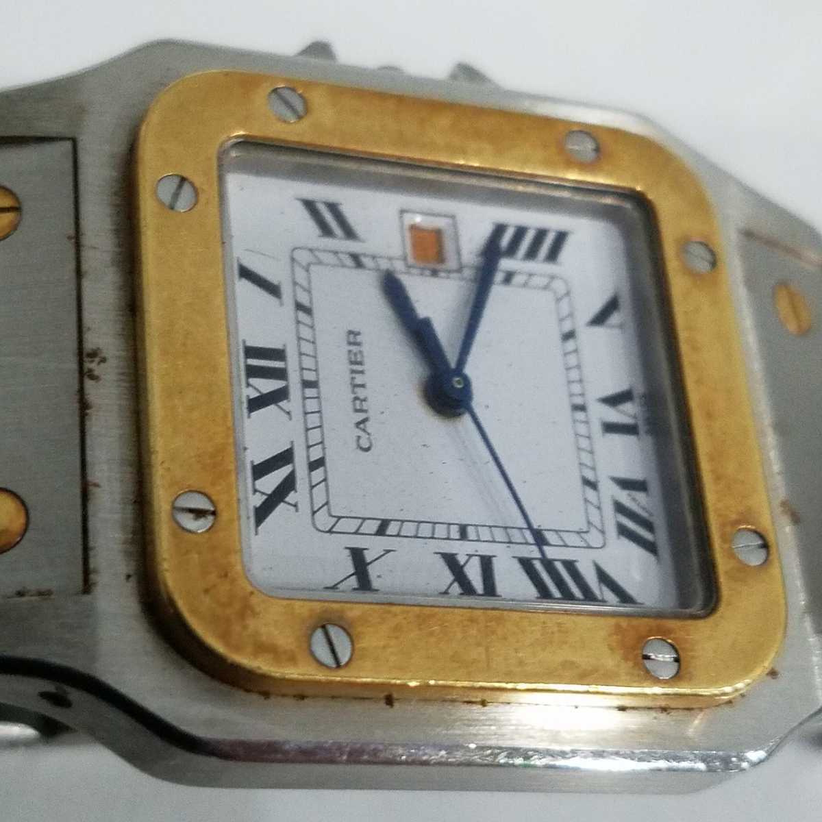 ★Cartier/カルティエ サントス OR 0.750 3.90gr ジャンク品 メンズ腕時計 K18 750 1029K_8