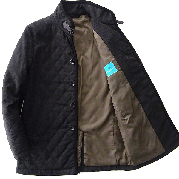 新品 ミエル AVANT-GARDE 撥水 中綿 キルティング ジャケット L 黒 