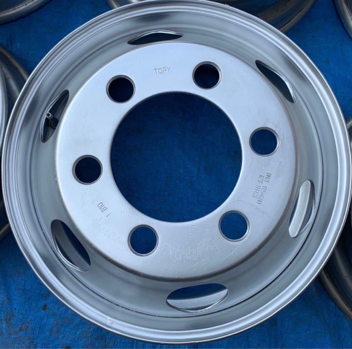 スチールホイール DM2F 17.5×6.00 127-9TCS 6穴 TOPY いすゞ エルフ