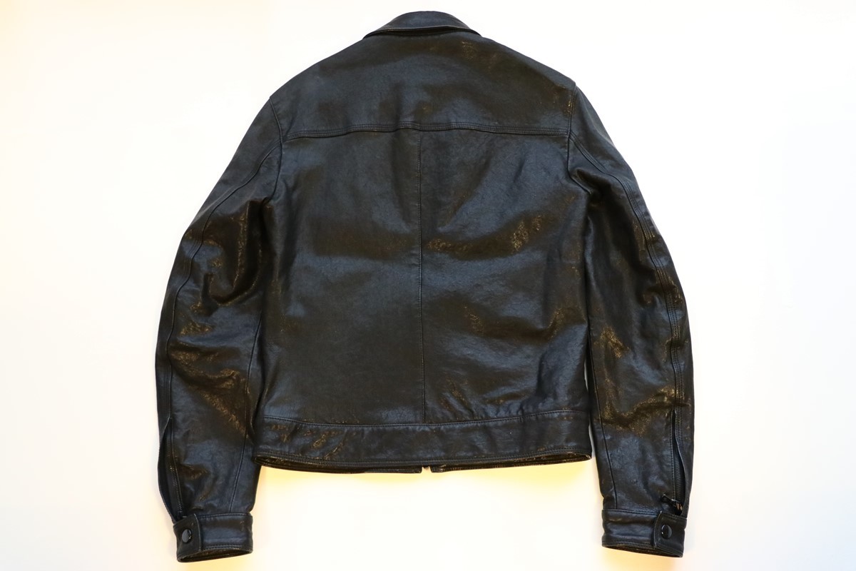 DOLCE&GABBANA レザージャケット ブラック 46 ◇ G9K38L FULQ3 MADE IN