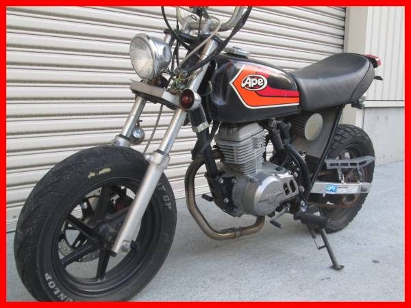 現状車☆エイプ50☆初爆確認済み♪中古車ベース・レストアに♪