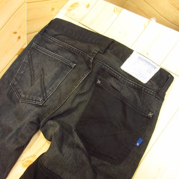 ◎NEIGHBORHOOD ネイバーフッド 07EX BLACK ICON WASHED NARROW SAVAGE 