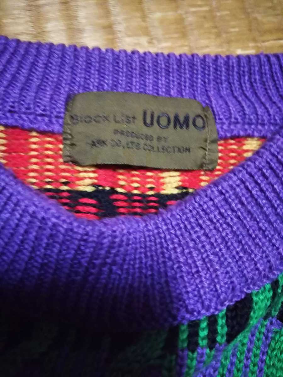 日本製 ウール混 ブラックリスト Blacklist Uomo ニット セーター 