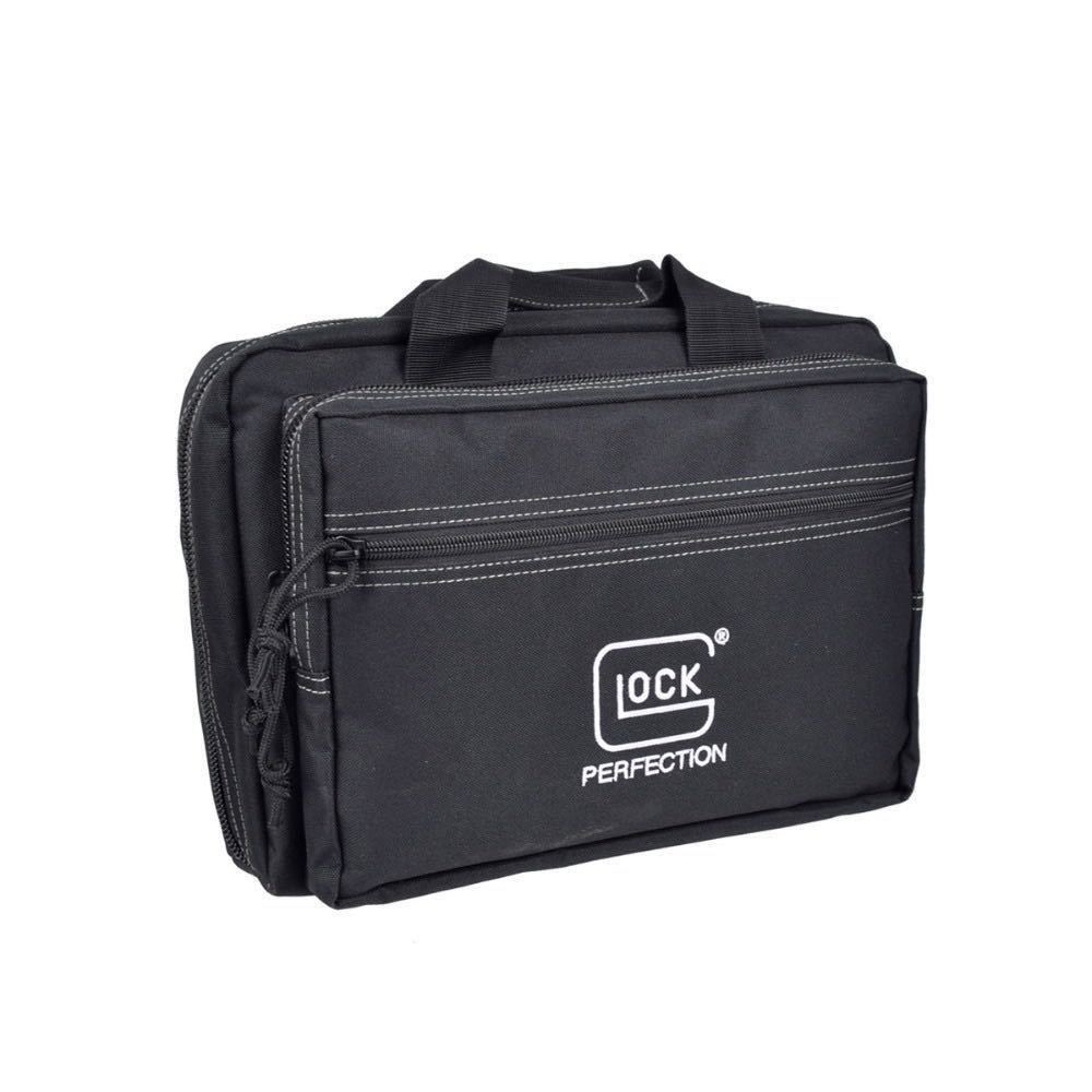 GLOCK社公式　ダブルピストル レンジバッグ　ガンケース 新品：GLOCK ダブルピストルケース グロック ガンケース ソフトケース