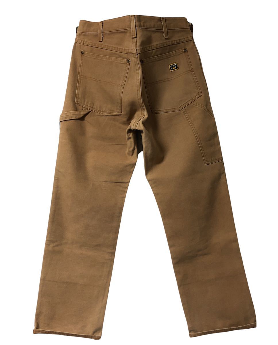CAT キャタピラー USA製 ダック地 ワーク ペインターパンツ 100%cotton サイズ30 TALONジップ