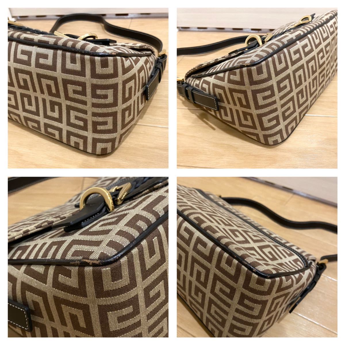 GIVENCHY ジバンシー キャンバス ジバンシィ ショルダーバッグ 4G ワン 
