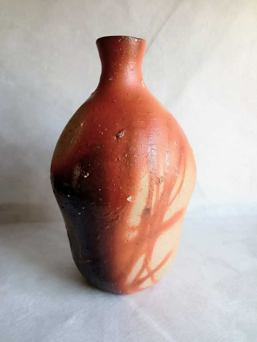 備前焼 伊勢崎晃一郎 徳利 共箱 共布 栞あり(酒器)｜売買された