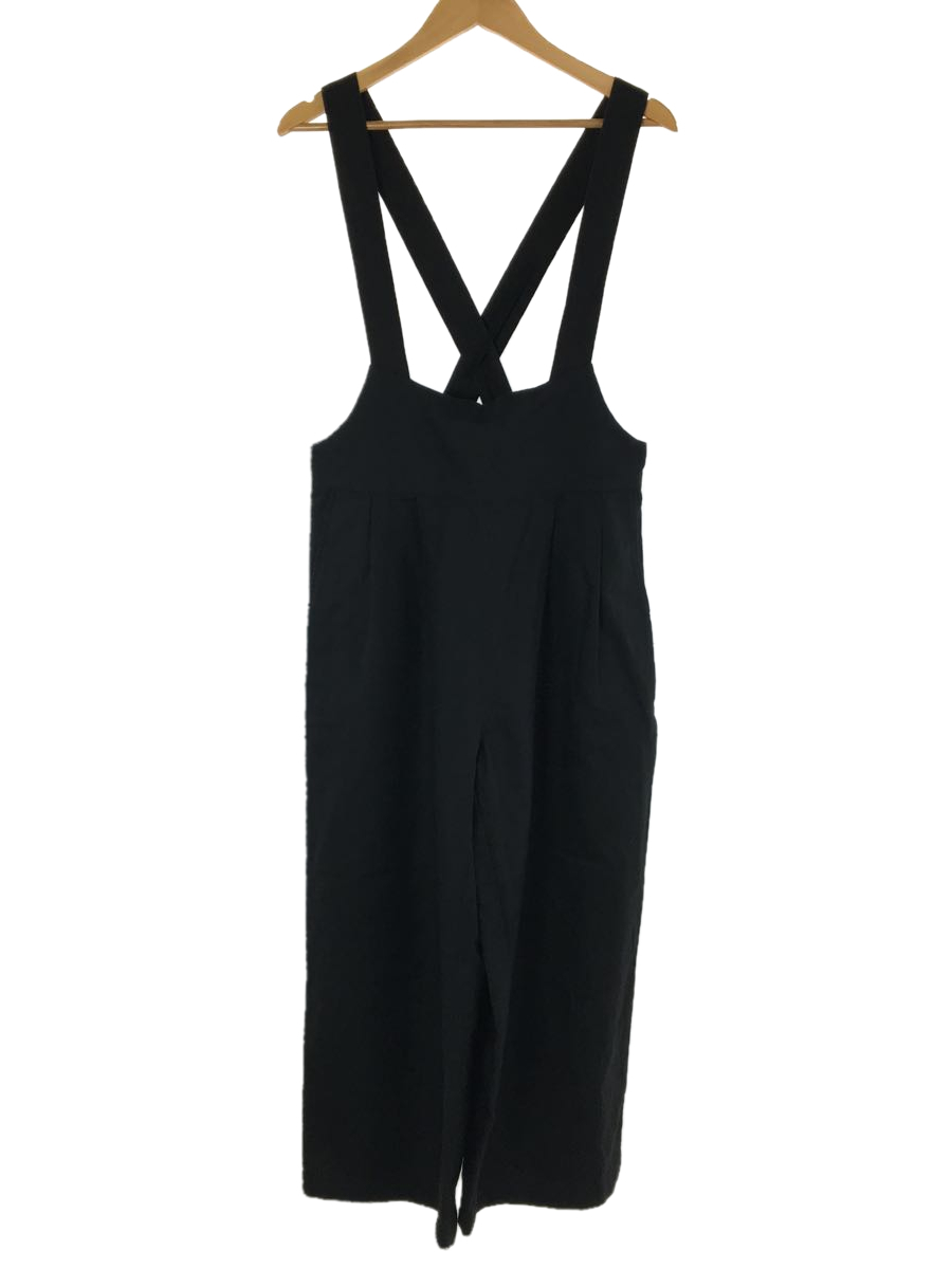 a piece of library◆オーバーオール/ワイドパンツ/コットン/BLK