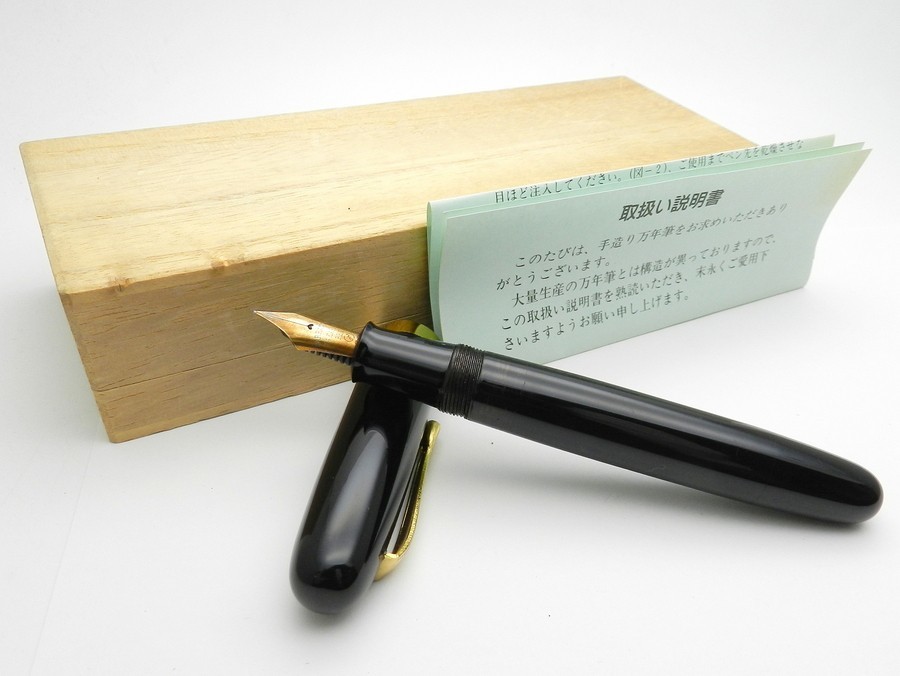 1000円スタート 万年筆 WARRANTED ワランテッド ブラック ペン先