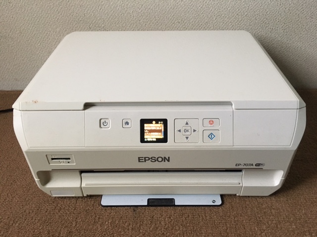 ◇◇ジャンクEPSON A4複合機 マルチフォトカラリオ EP-707A 通電OK