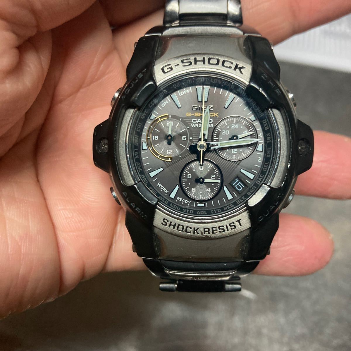 GIEZ G-SHOCK CASIO クロノグラフ Gショック GS-1000D-1AJF GS-1000D