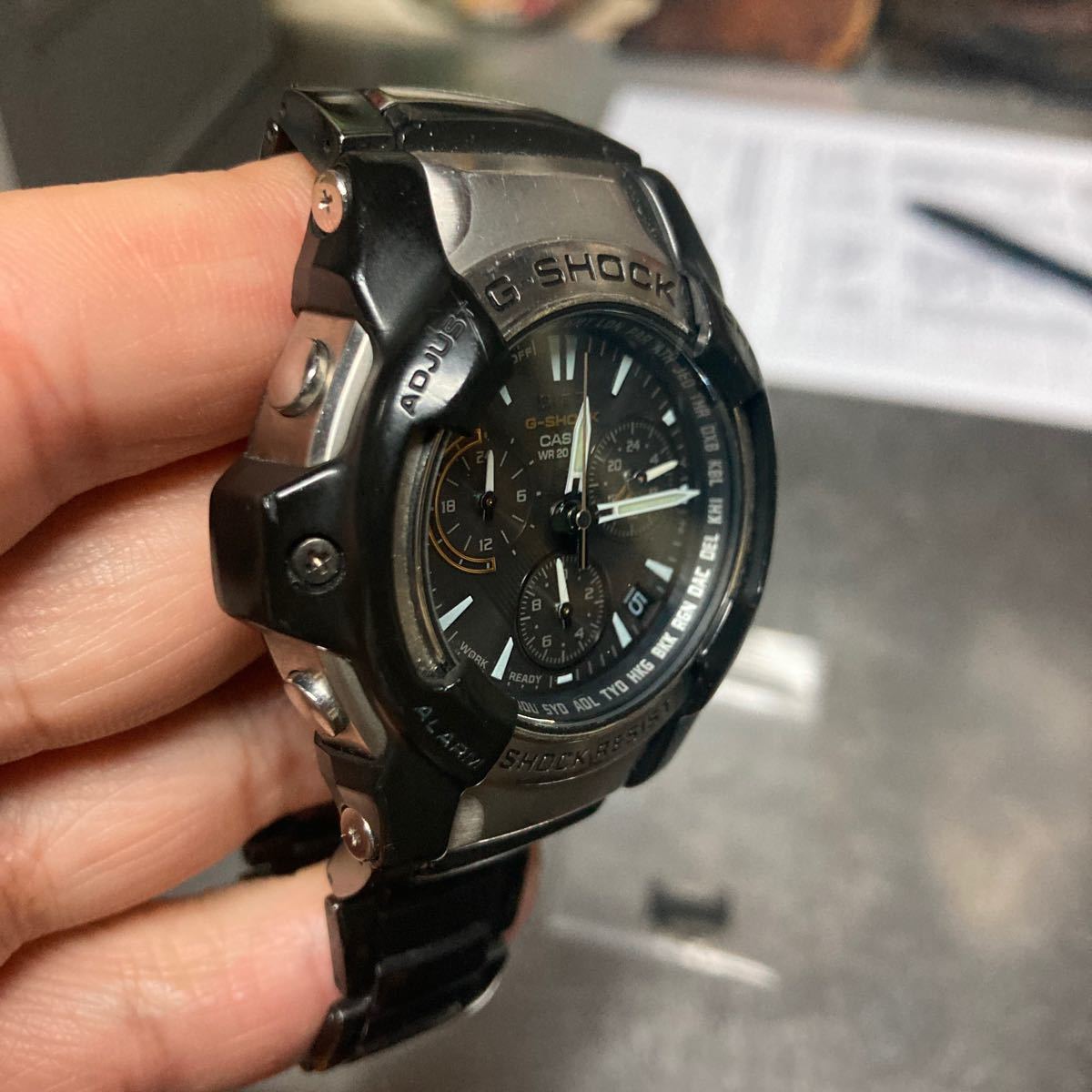 GIEZ G-SHOCK CASIO クロノグラフ Gショック GS-1000D-1AJF GS-1000D