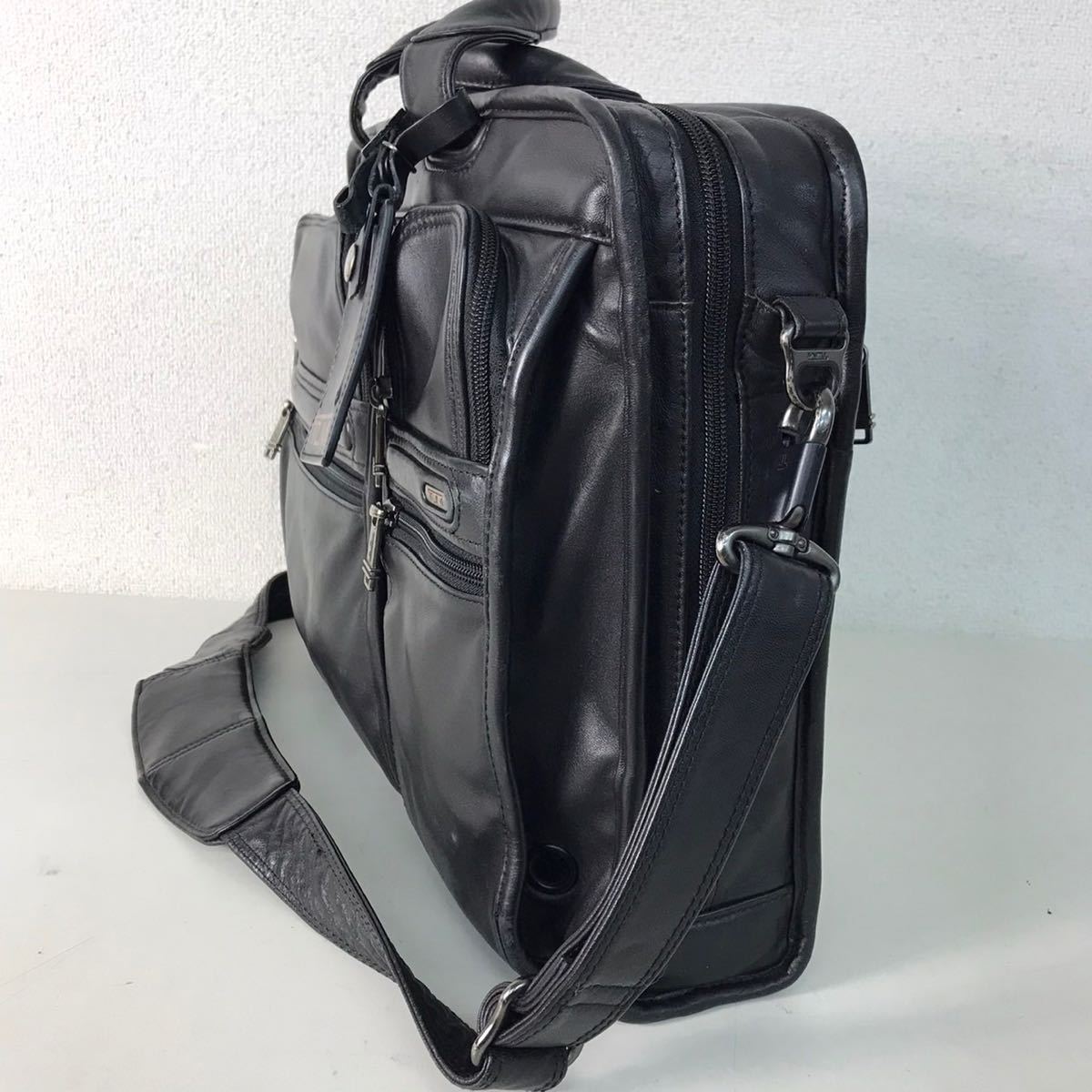 トミ TUMI トゥミ 96114D4 牛革 オールレザー コンパクトラージスクリーン