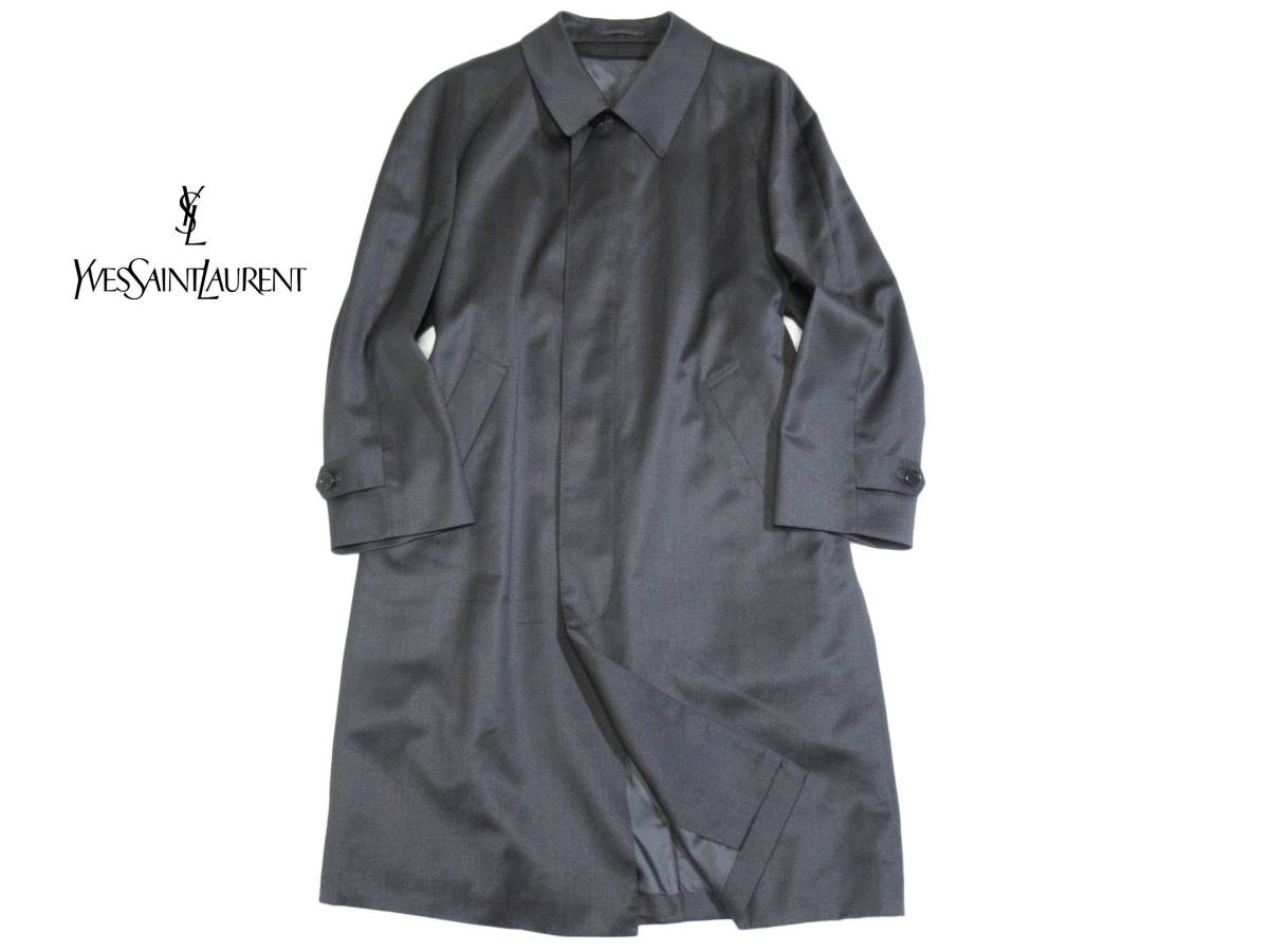 100%新品，正規品 イヴサンローラン YVESSAINTLAURENT 上質 シルクブレンド ライナー付 コート A5(Mサイズ)｜売買されたオークション情報、yahooの商品情報をアーカイブ公開 - オークファン Mサイズ