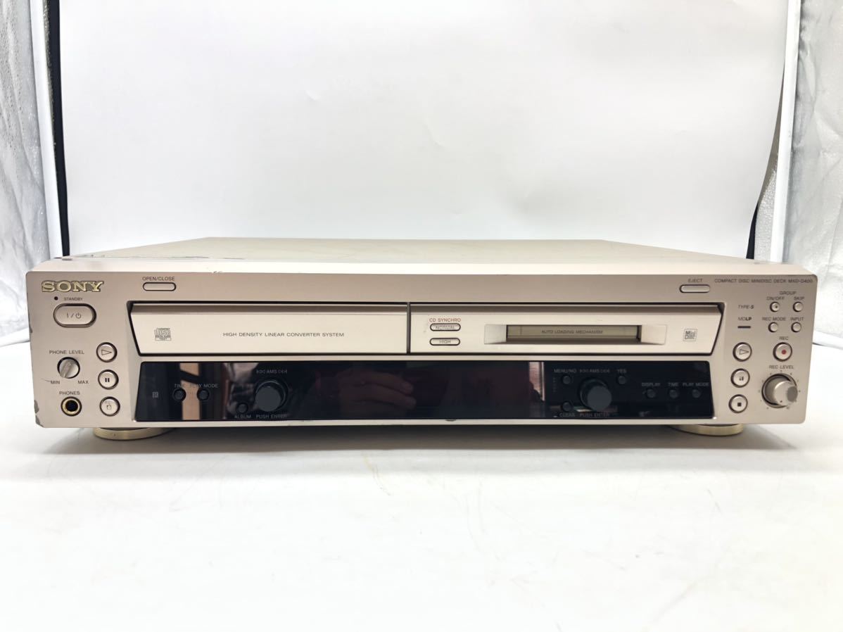 SONY MXD-D400 ソニー 公式通販 CD⁄MDデッキ CDプレーヤー MD MD