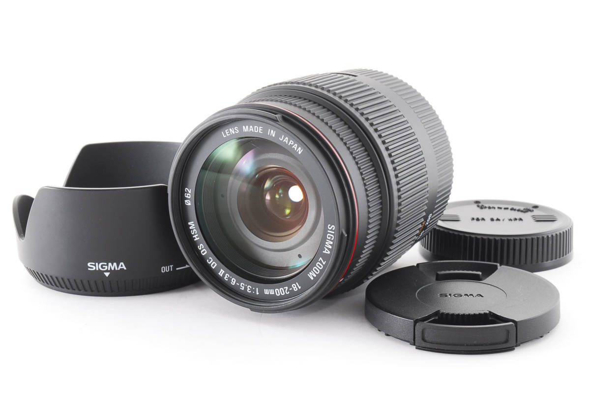 ☆極上美品☆ Sigma シグマ 18-200mm F3.5-6.3 II HSM OS SAマウント #2722