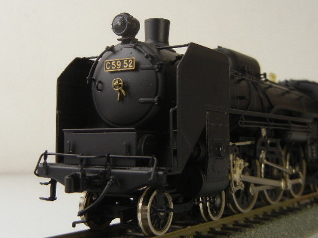 ☆04-1942】□中古□珊瑚模型 C59形 蒸気機関車 塗装済み 完成
