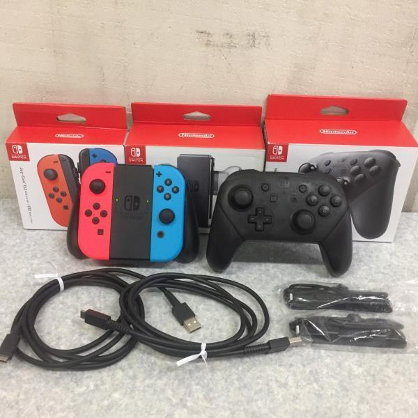 Nintendo Switch 本体 ネオンカラーJoy-Con充電グリップ等 ☆ニンテンドースイッチ周辺機器3点セット！Joy-Con ネオンレッド