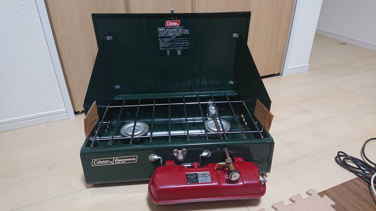Coleman パワーハウス ツーバーナー 413H リミテッドモデル 未使用品 未使用品 コールマン パワーハウス ツーバーナー 箱無し 米国製 希少