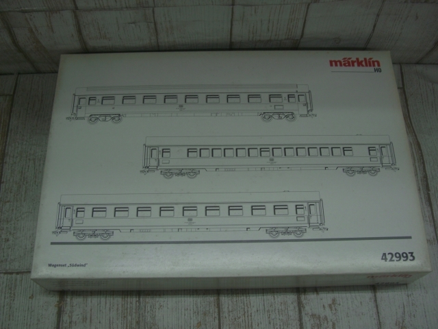 Hy8879-102♪【80】marklin メルクリン HO 42993 Wagenset Sudwind