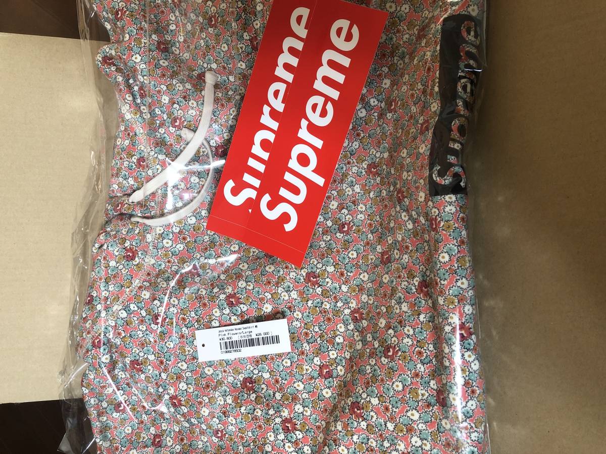 Supreme JUNYA WATANABE COMMEdesGARONS MAN Hooded Sweatshirt Pink Flowers シュプリーム ジュンヤ ワタナベ 花柄 パーカー ギャルソン
