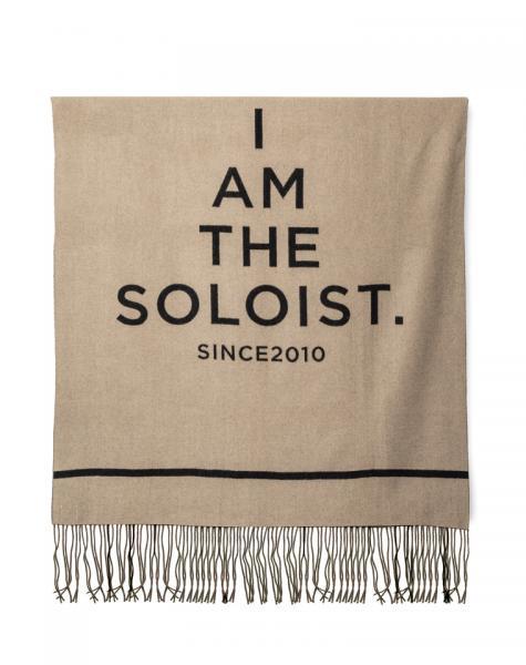 18aw The Soloist ソロイスト ウールカシミヤ I AM THE SOLOIST 大判