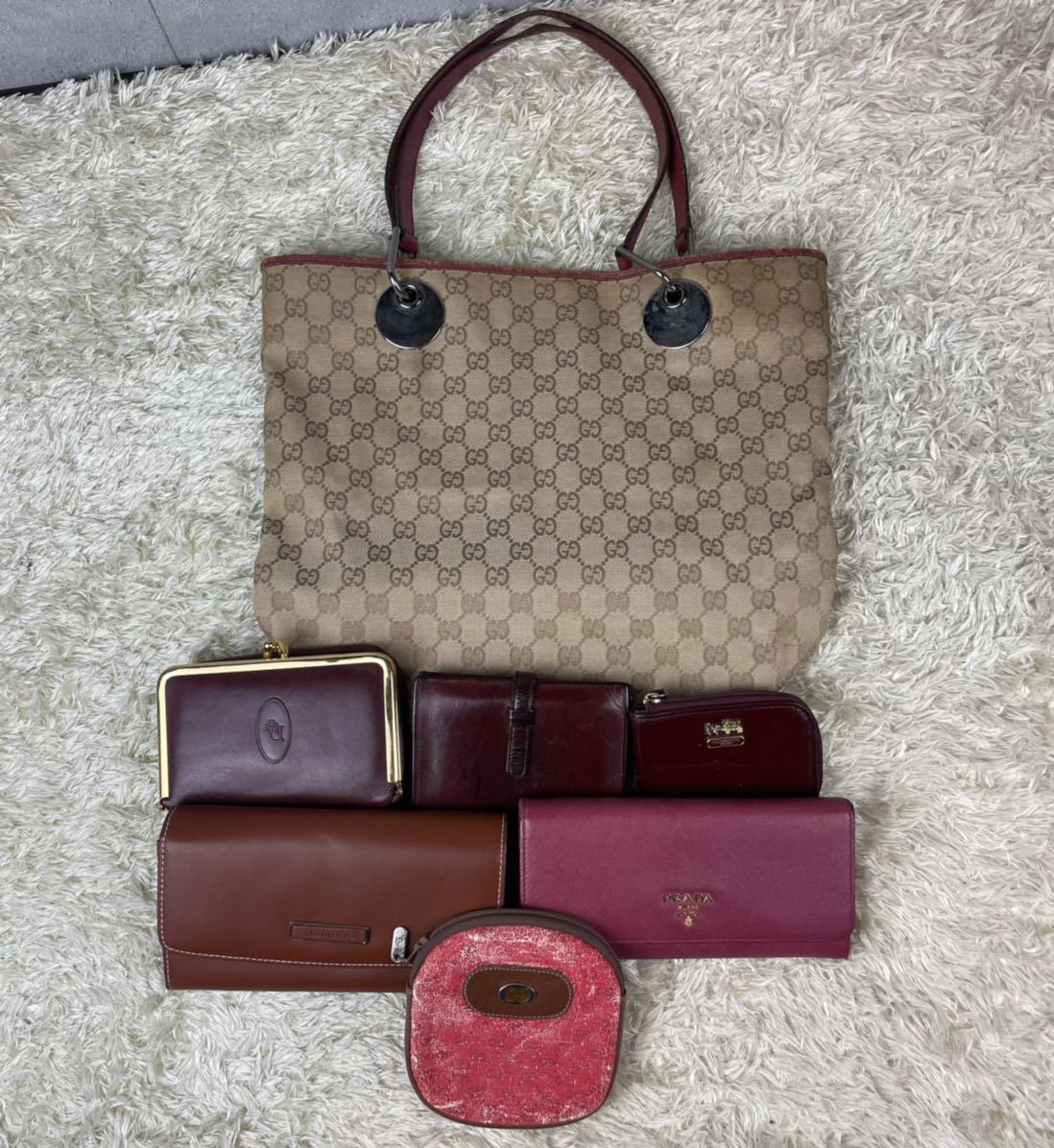 ブランドバッグ・小物 まとめ売り GUCCI COACH ANTEPRIMA 1円スタート まとめ売り GUCCI バッグ グッチ ブランド 財布 コーチ
