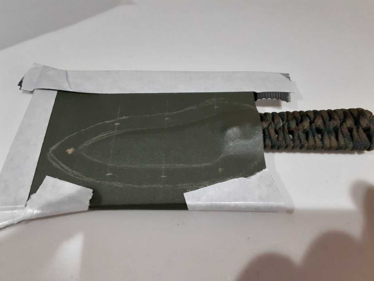 松浪 力也カスタムナイフ 自作カスタム カイデックスシース  