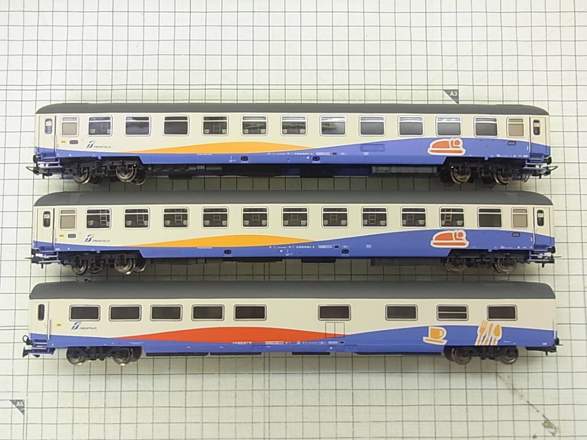 【現状品・HO】ACME 55021 EN Palatino（set A）イタリア寝台車+食堂車3両セット 