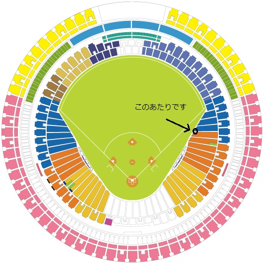 ★☆昇竜★5/20中日×巨人※１塁側オパール◆前方通路側ペア☆★