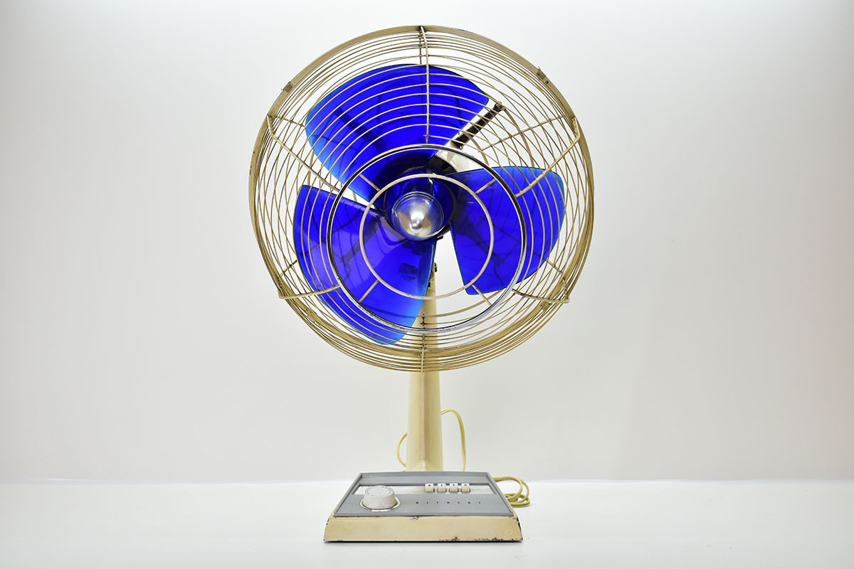 HITACHI 日立 扇風機 昭和レトロ D-303C FAN DESK 当時物 30cm Yahoo 