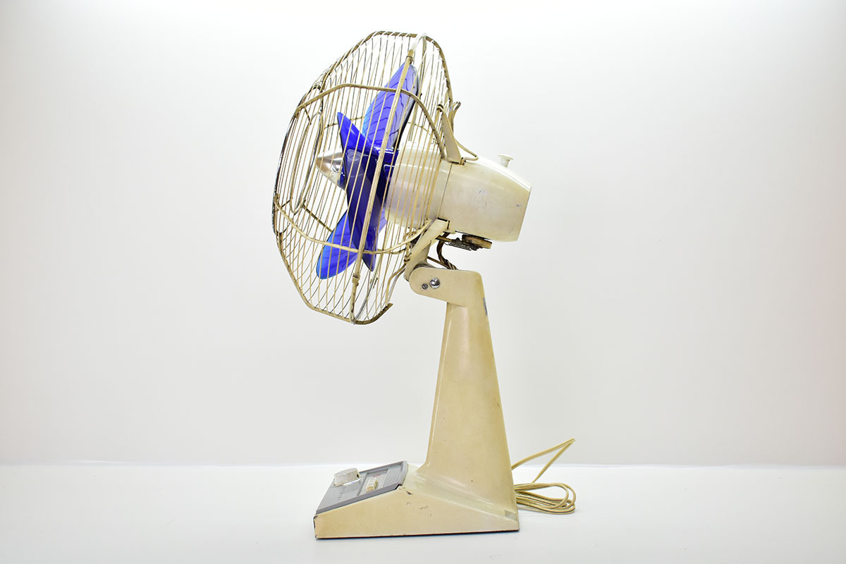 HITACHI 日立 扇風機 昭和レトロ D-303C FAN DESK 当時物 30cm Yahoo 