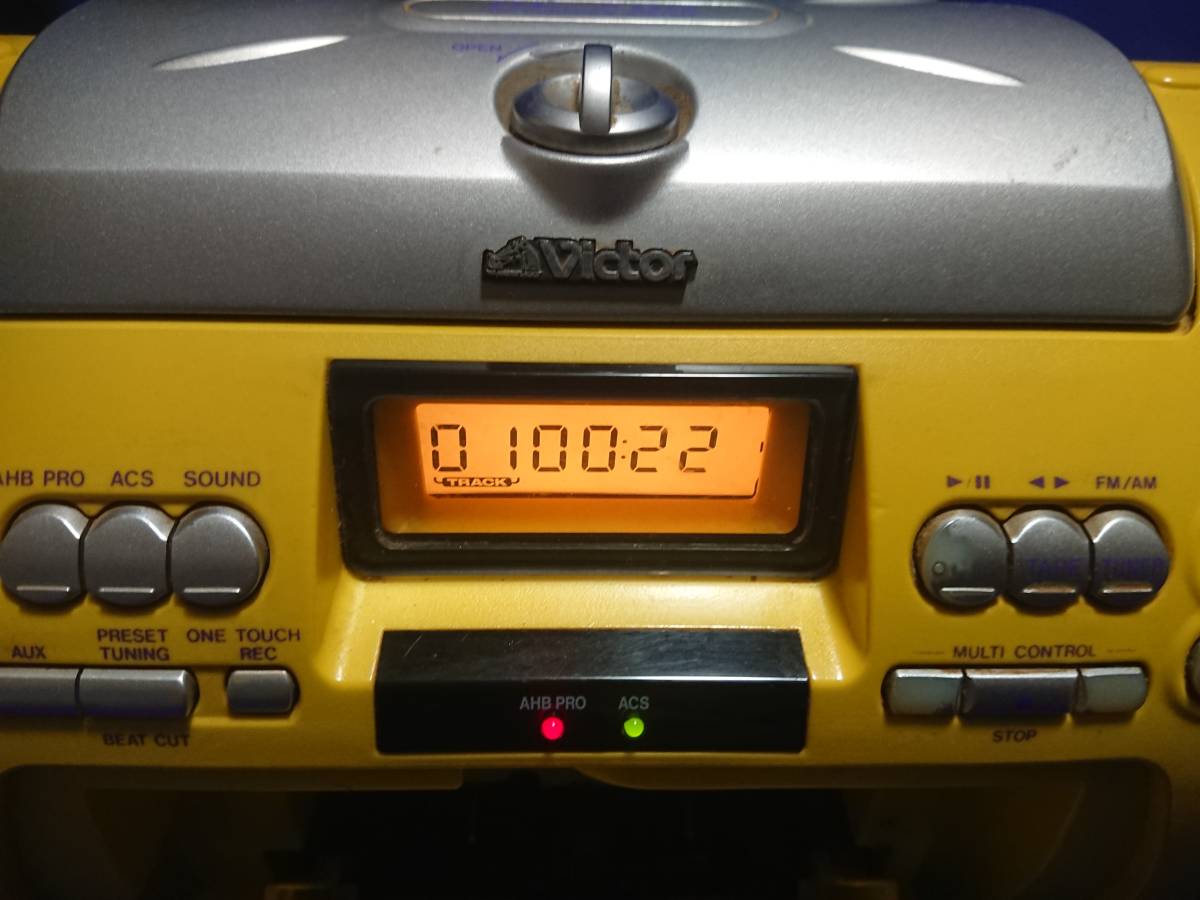 VICTOR ビクター CDラジカセ RV-X55 現状品 RV-X55 ビクター CD