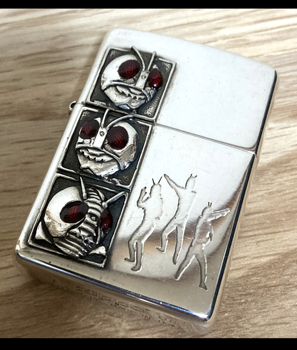 仮面ライダー2号Zippoライター ZIPPO/ジッポー 仮面ライダー フェイス Ver.2-2 1号 2号 V3 ライター