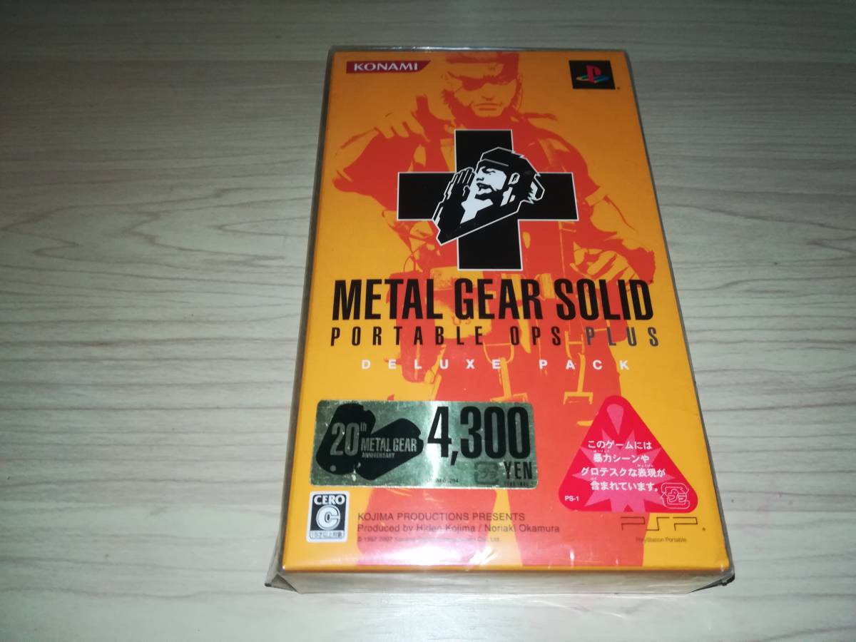 新品未開封PSP L GEAR SOLID PORTABLE OPS＋ .com: Metal