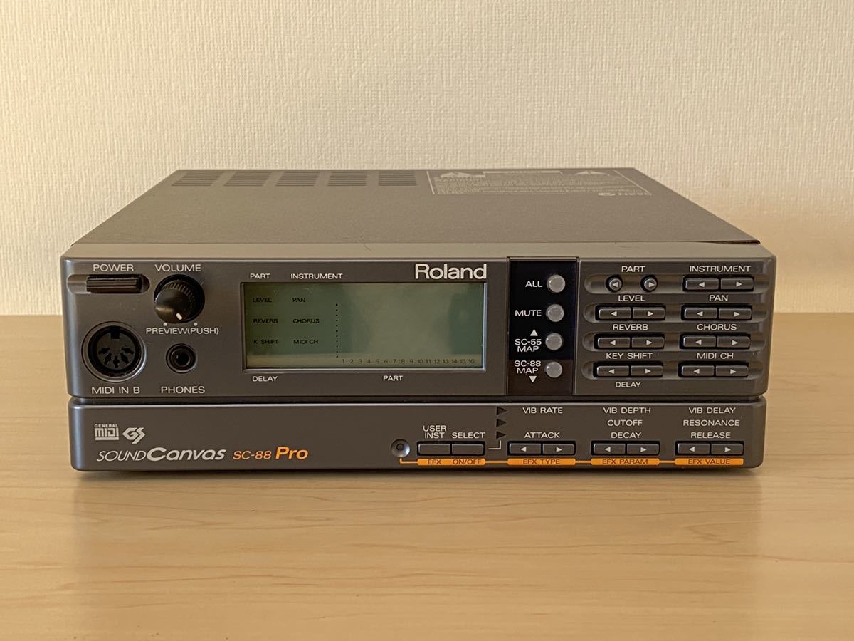 Roland 音源モジュール ローランド SC-88 Pro サウンドキャンバス DTM 