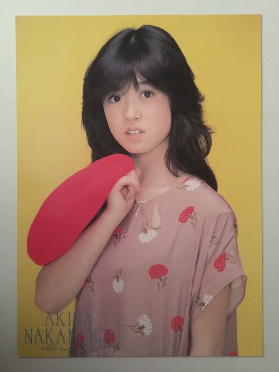 中森明菜 ブロマイド 研音 Amada 1982年頃 25.8×18.5cm(タレントグッズ
