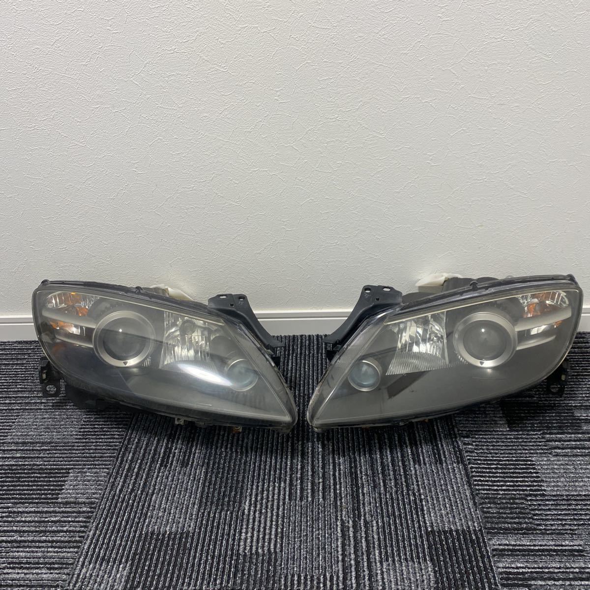 中古 マツダ MAZDA RX8 RX-8 前期 SE3P 純正 HID ヘッドライト 左右 