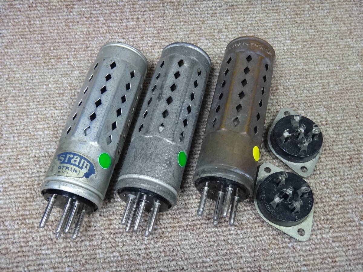 【高品質，低価】 OSRAM VM34/MH4/ S4B 管名不鮮明 ヒーター導通確認のみ 3本 ソケット付き K 832(真空管)｜売買されたオークション情報、yahooの商品情報をアーカイブ公開 - オークファン 真空管
