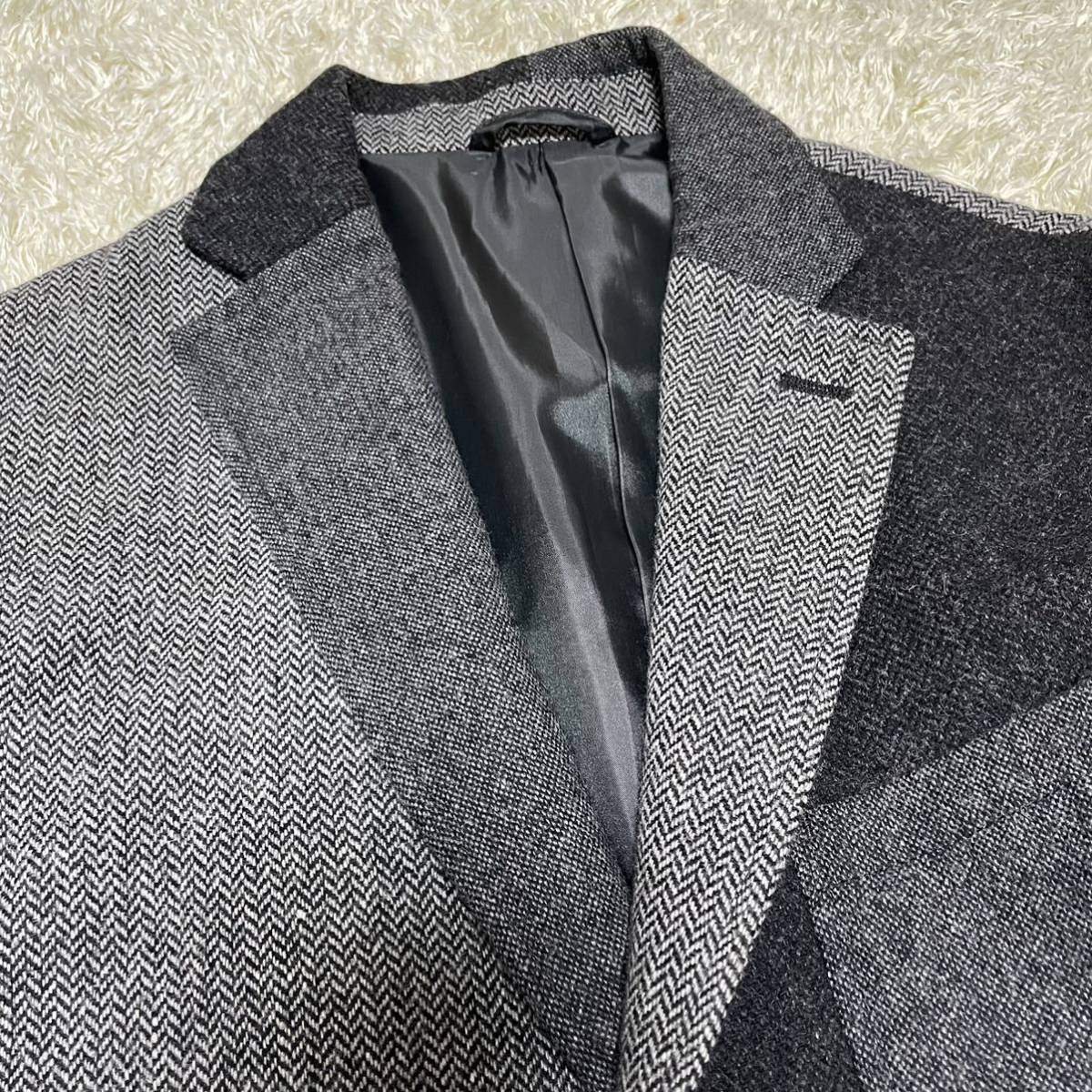 美品】 ビームス ハリスツイード BEEMS Harris Tweed テーラード