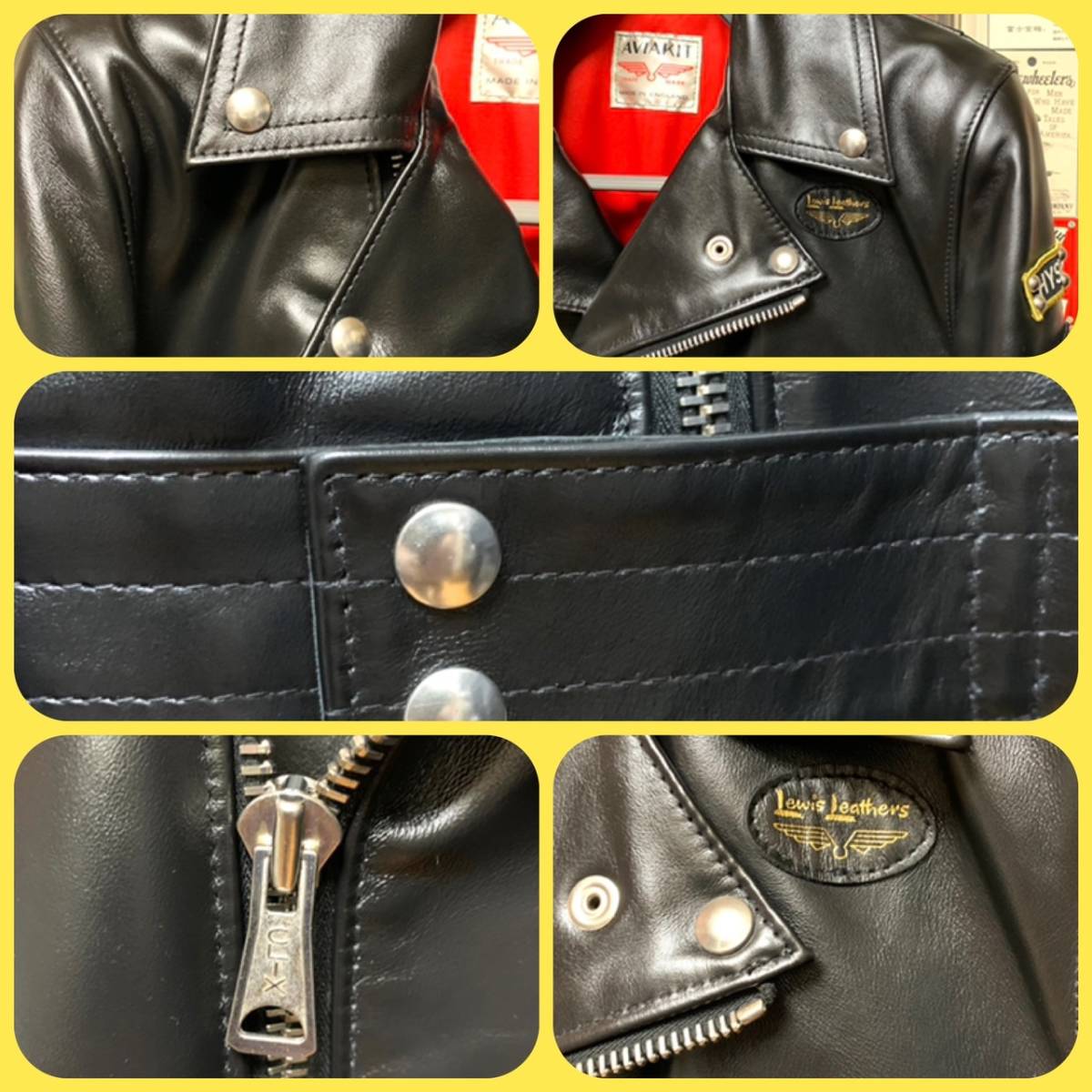 ルイスレザーLEWIS LEATHERS×ヒステリックグラマーHYSTERIC CYCLONE 