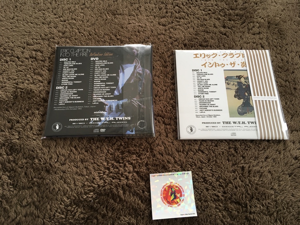 Eric Clapton / Into The Fire Definitive Edition Mid Valley 2CD MVR