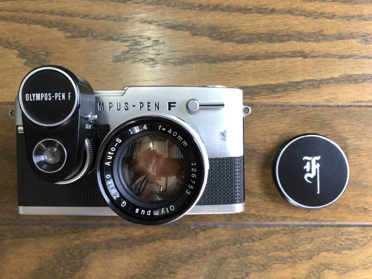 OLYMPUS PEN F PEN-FV G.Zuiko Auto-S 1:1.4 f=40mm カメラ、光学機器