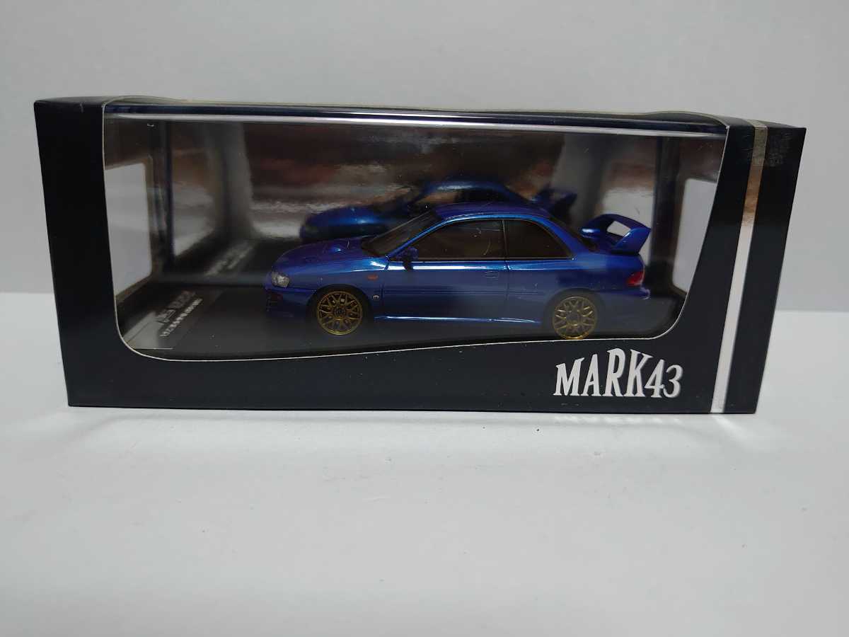 新品 SUBARU スバル IMPREZA 22B STi Version MARK43 1/43 ホビージャパン