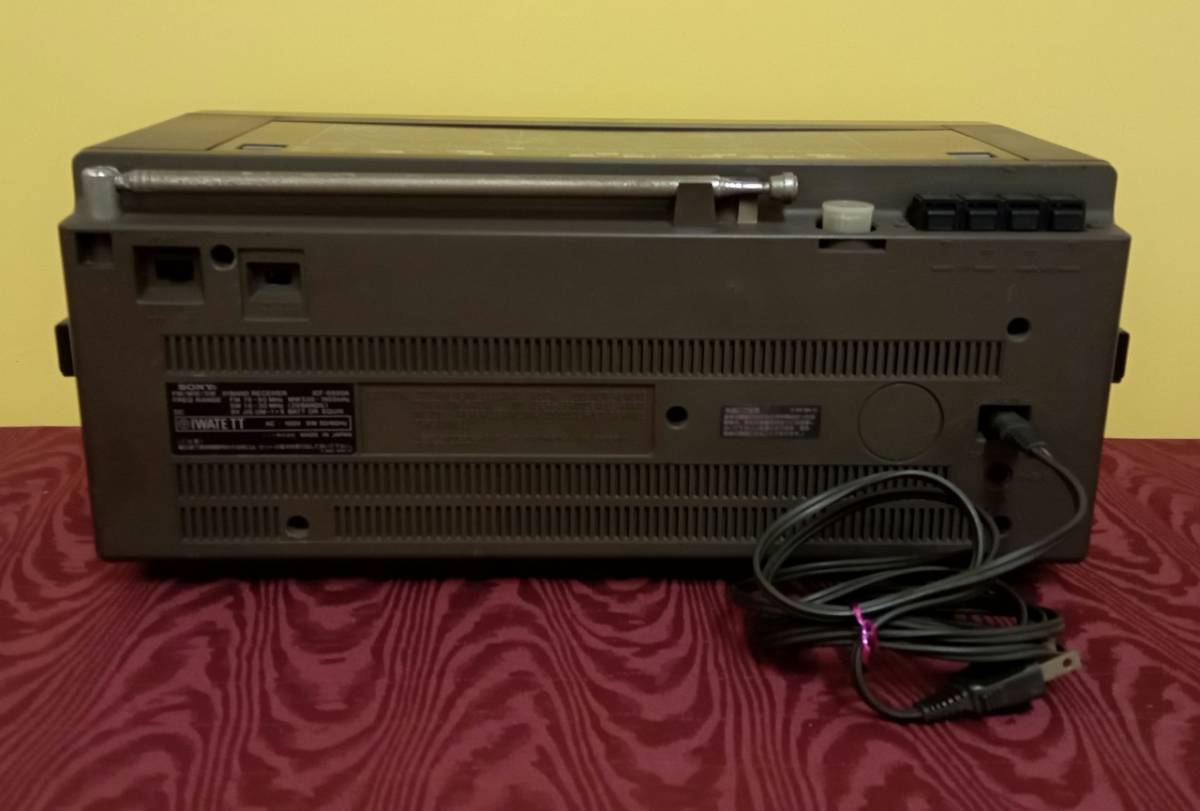 SONY マルチバンドレシーバー FM/AM ICF-6800A】ラジオ ジャンク