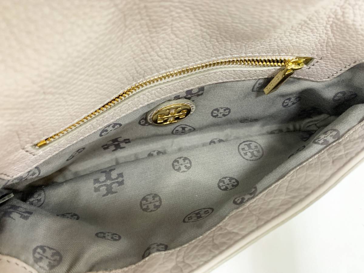 売りお得セール トリーバーチ TORY BURCHレザー ロゴ ゴールド金具