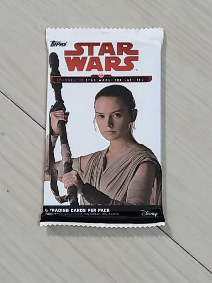 TOPPS スターウォーズ THE LAST JEDI 未開封10パック トレカカード