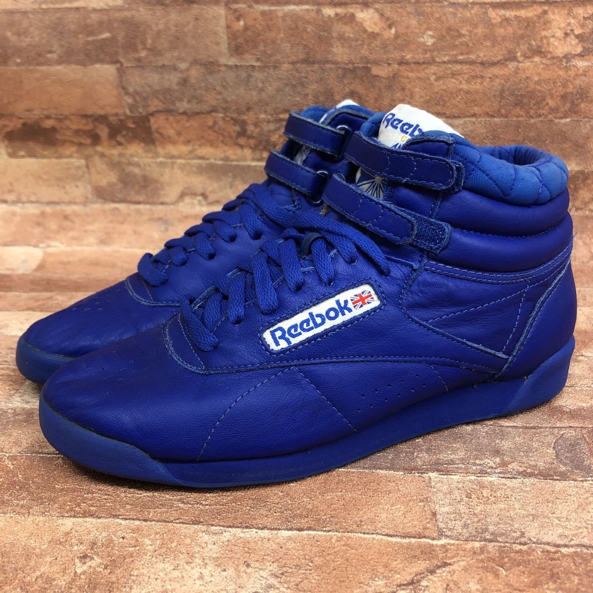 Reebok リーボック フリースタイル ハイ スピリット ハイカットスニーカー カジュアルスニーカー 青 メンズ 25 5cm 25 5cm 売買されたオークション情報 Yahooの商品情報をアーカイブ公開 オークファン Aucfan Com